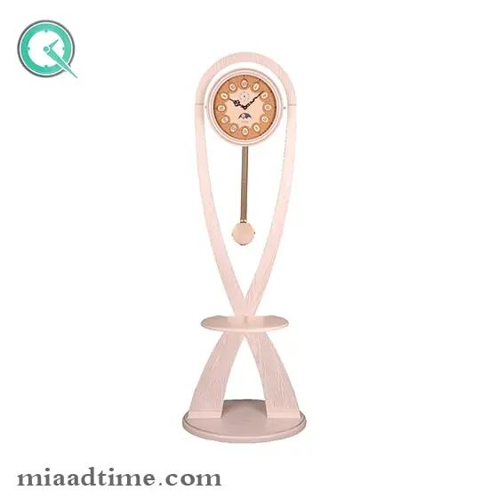 ساعت ایستاده مدرن لوتوس کرم مدل Modern Floor Clock MF-124 CR ساعت ایستاده